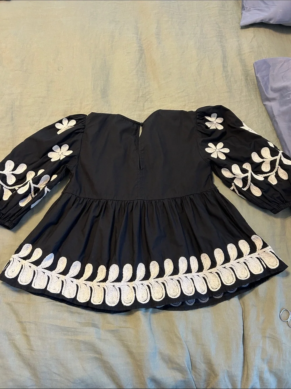 Anthropologie Black & White Blouse